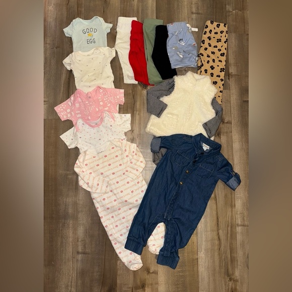 Carter's Other - Baby Girl Clothing Bundle (Sizes NB-9 Months)